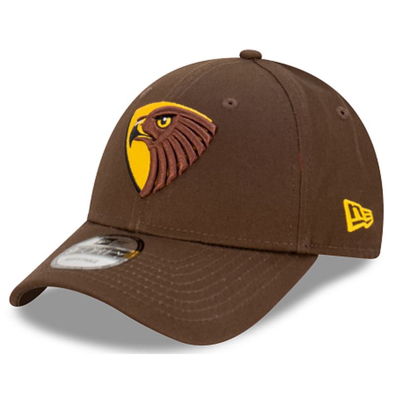 New Era Hawthorn Hawks Official Team Colours 9FORTY Cloth Strap