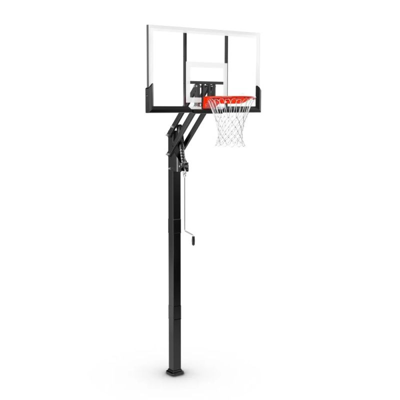 Spalding 54-inch U-Turn Acrylic GOLD Inground Basketball System